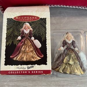 Hallmark Keepsake Ornament Holiday Barbie 1996 Collector’s Series Vintage NIB